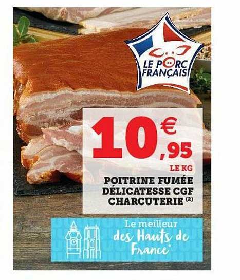 poitrine fumée délicatesse cgf charcuterie