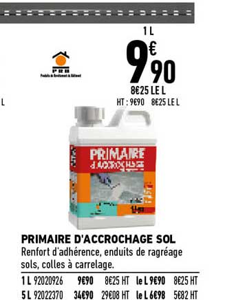 primaire d'accrochage sol