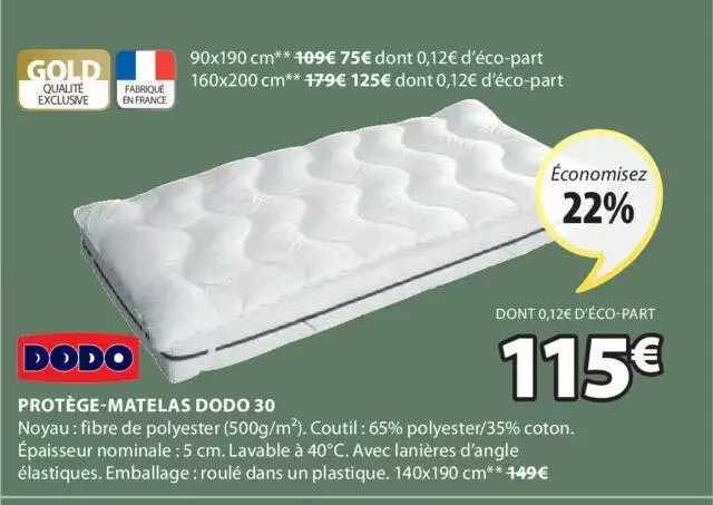protège-matelas dodo 30