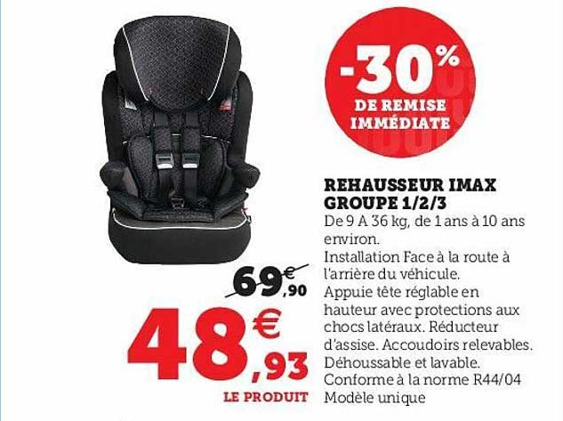 rehausseur imax groupe 1-2-3