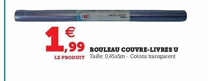 rouleau couvre-livres u