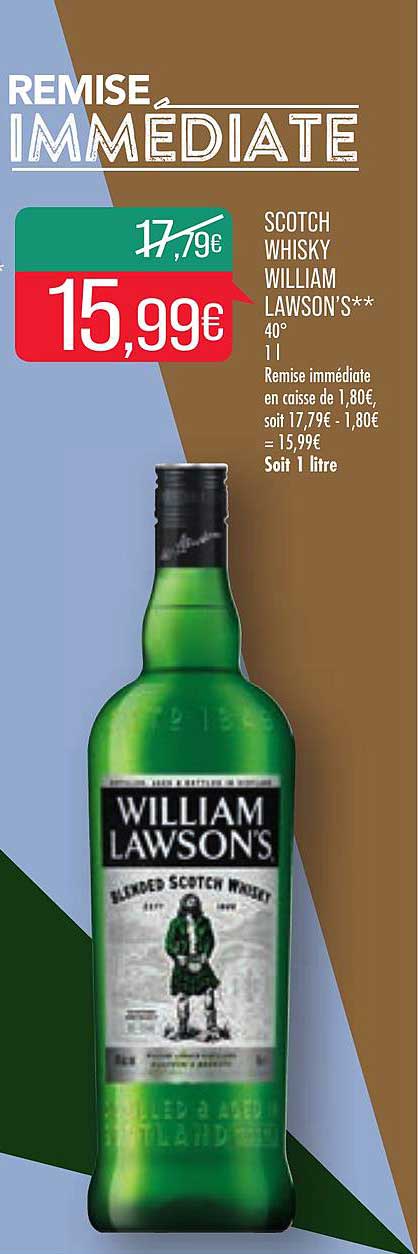 scotch whisky william lawson's