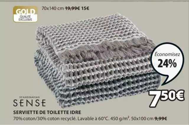 serviette de toilette idre scandinavian sense