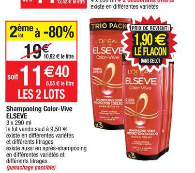 shampooing color-vive elsève