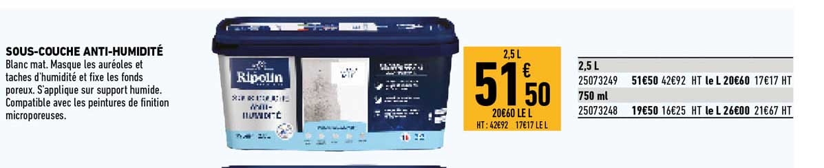 sous-couche anti-humidité