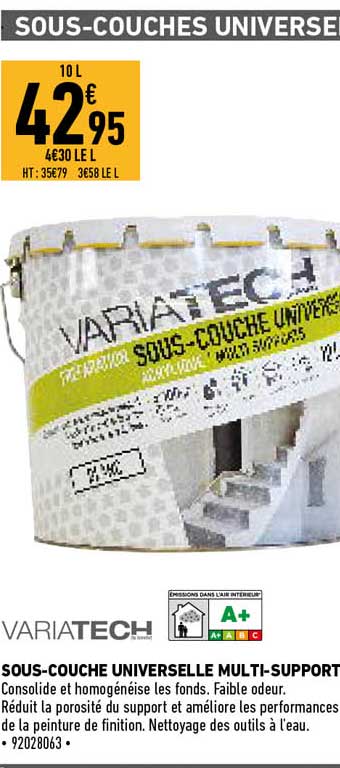 sous-couche universelle multi-support variatech