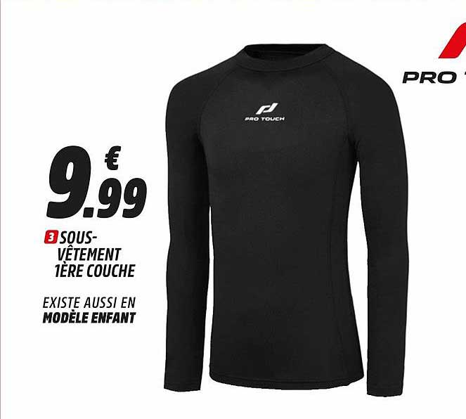 sous-vêtement 1ère couche