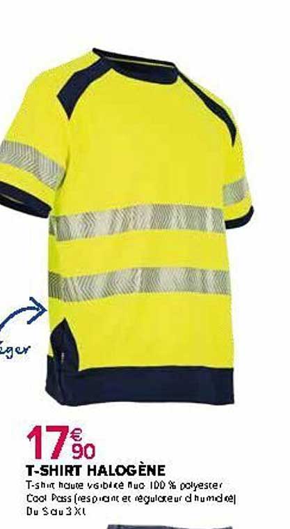 t-shirt halogène