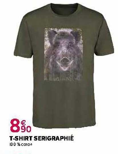 t-shirt serigraphié