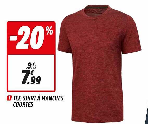 tee-shirt à manches courtes