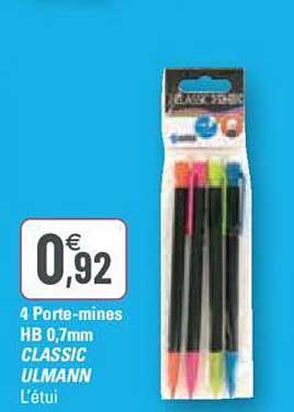 4 porte-mines hb classic ulmann