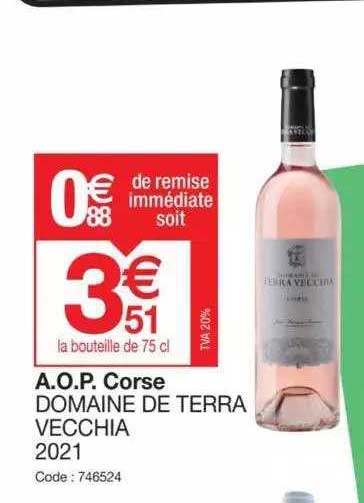 aop corse domaine de terra vecchia 2021