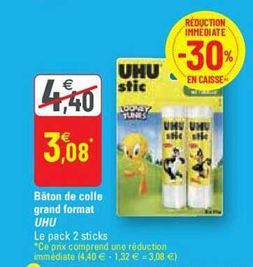 bâton de colle grand format uhu