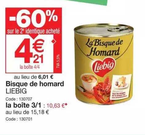 bisque de homard liebig