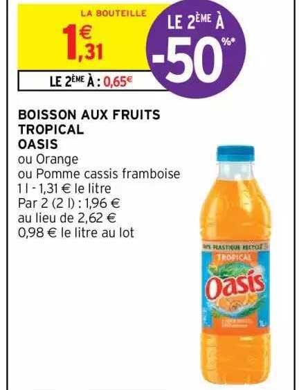 Boisson Aux Fruits Tropical Oasis