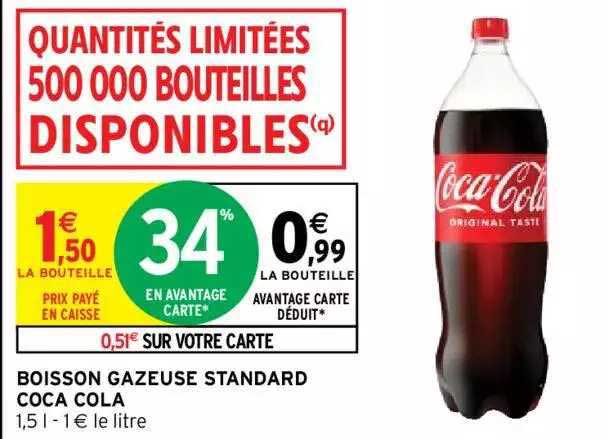 boisson gazeuse standard coca-cola