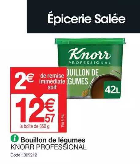 Bouillon De Légumes Knorr Professional