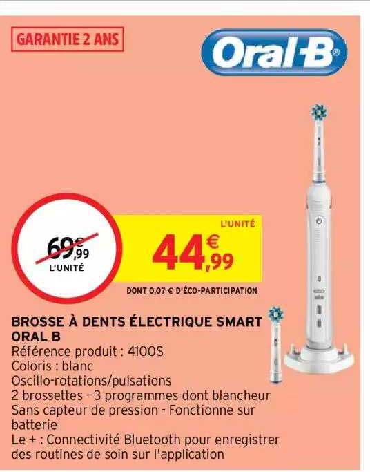 brosse à dents électrique smart oral b