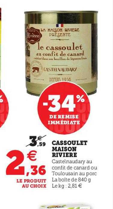 Cassoulet Maison Rivière
