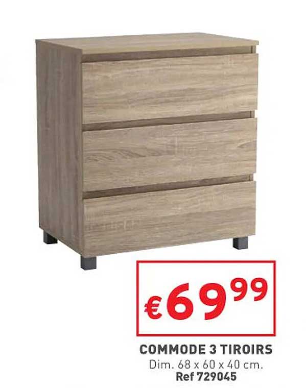 Commode 3 Tiroirs