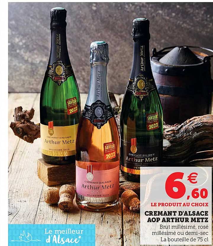 crémant d'alsace aop arthur metz