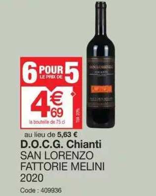 docg chianti san lorenzo fattorie melini