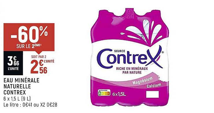 Eau Minérale Naturelle Contrex