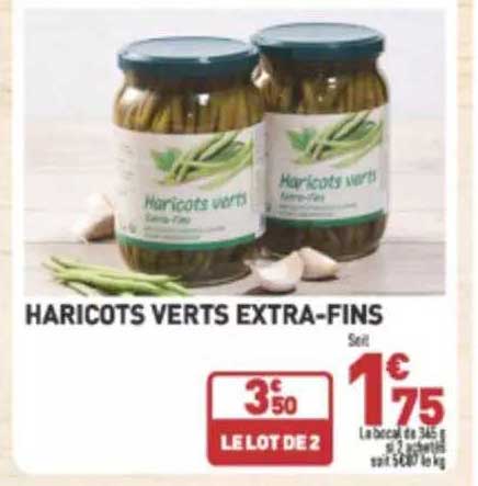 haricots verts extra-fins