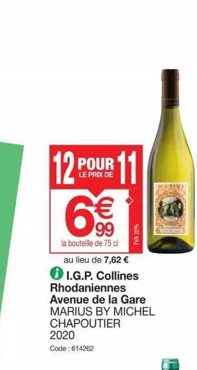 igp collines rhodaniennes avenue de la gare marius by michel chapoutier