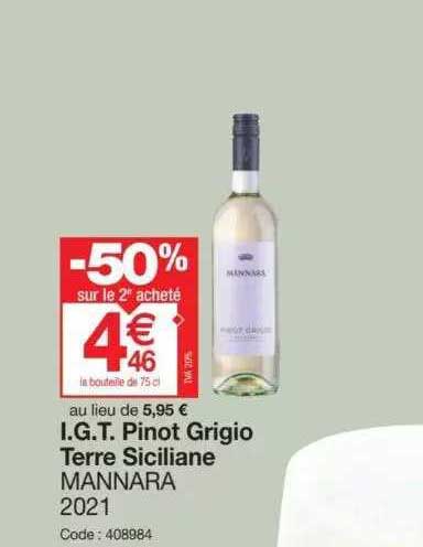 igt pinot grigio terre siciliane mannara