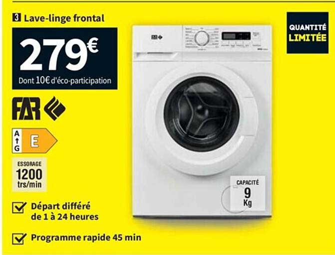 lave-linge frontal far