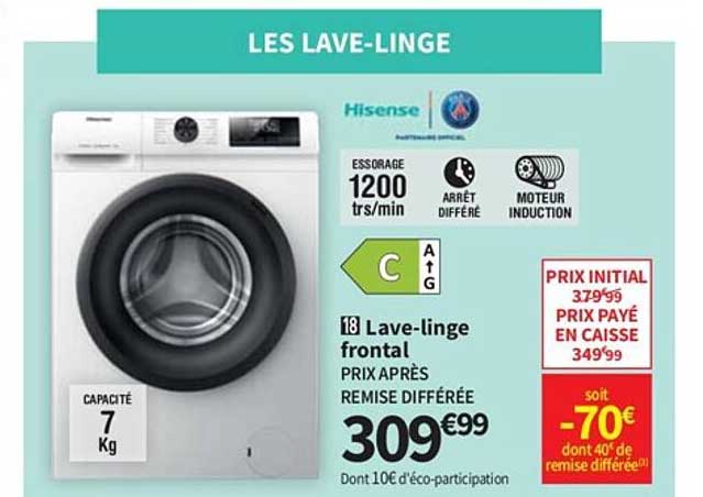 lave-linge frontal hisense