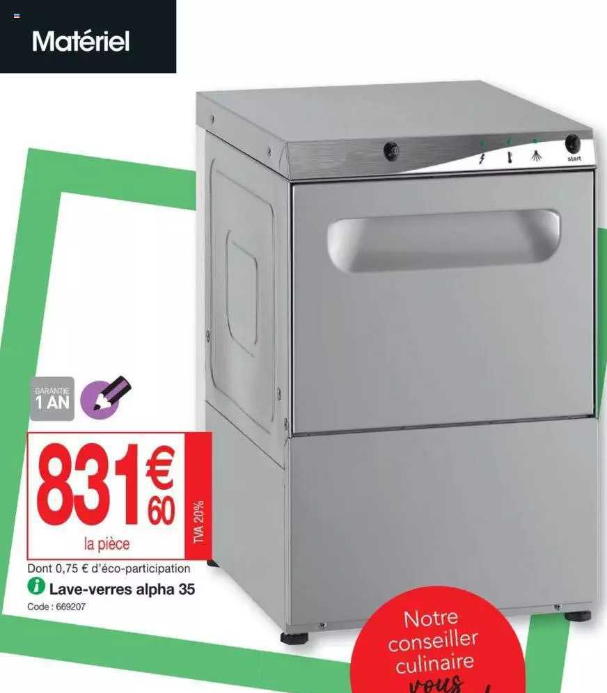 lave-verres alpha 35