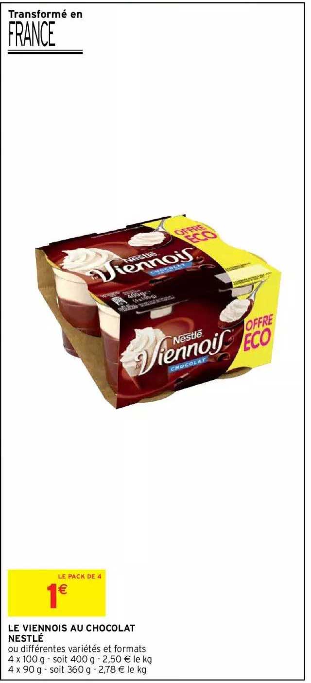 Le Viennois Au Chocolat Nestlé