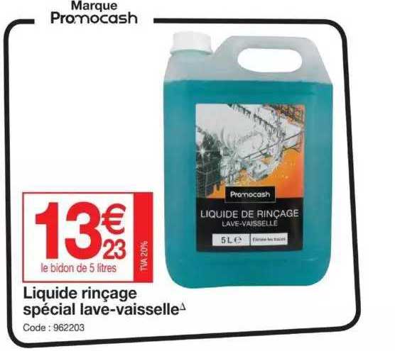 liquide rinçage spécial lave-vaisselle