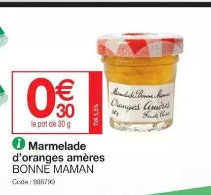 marmelade d'oranges amères bonne maman