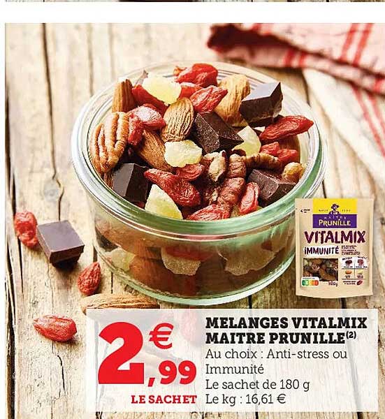 mélanges vitalmix maître prunille