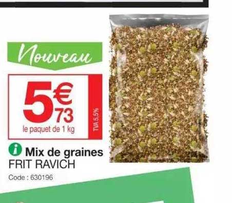 mix de graines frit ravich