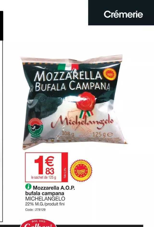 Mozzarella Aop Bufala Campana Michelangelo