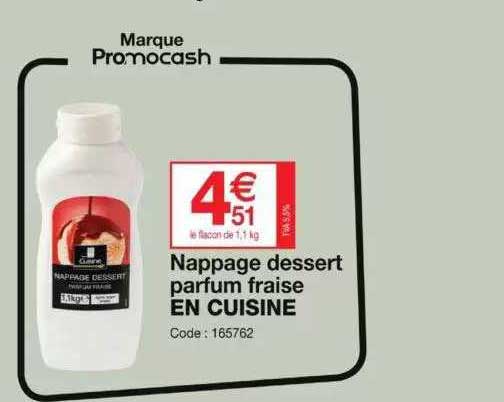 Nappage Dessert Parfum Fraise En Cuisine