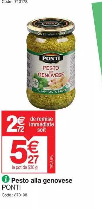 pesto alla genovese ponti