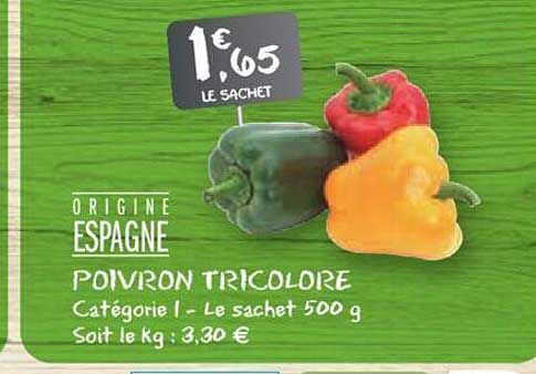 Poivron Tricolore