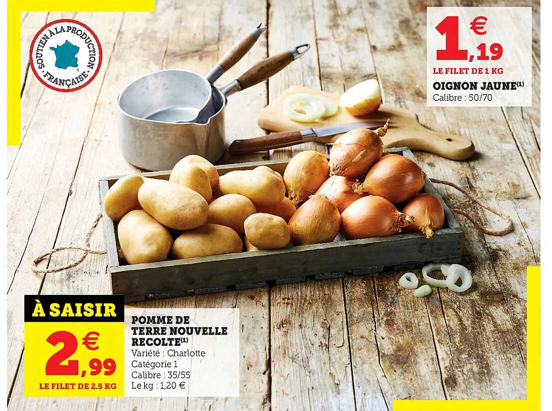 pomme de terre nouvelle récolte