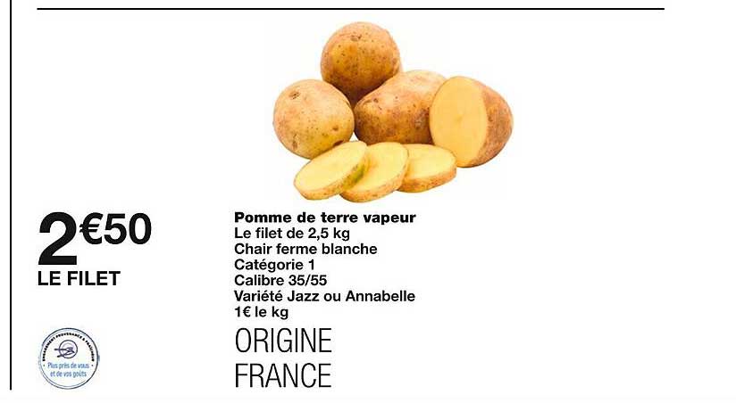 Pomme De Terre Vapeur