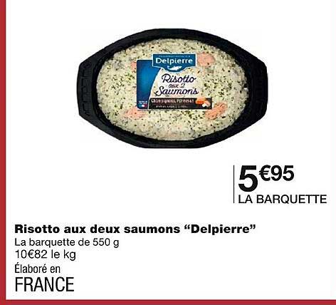 risotto aux deux saumons delpierre