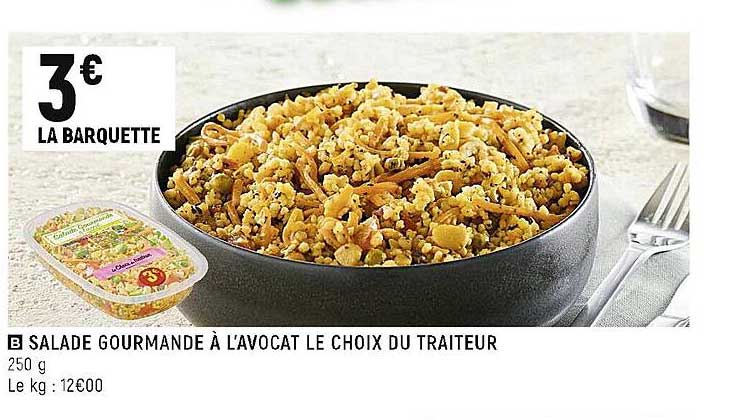 Salade Gourmande à L'avocat Le Choix Du Traiteur