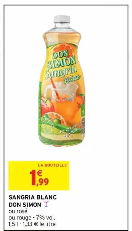 sangria blanc don simon