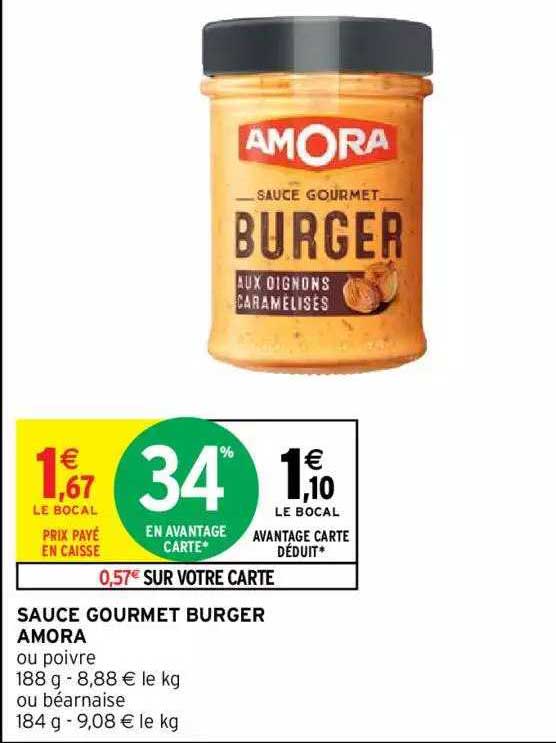 Sauce Gourmet Burger Amora