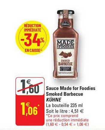 sauce made for foodies smoked barbecue kühne