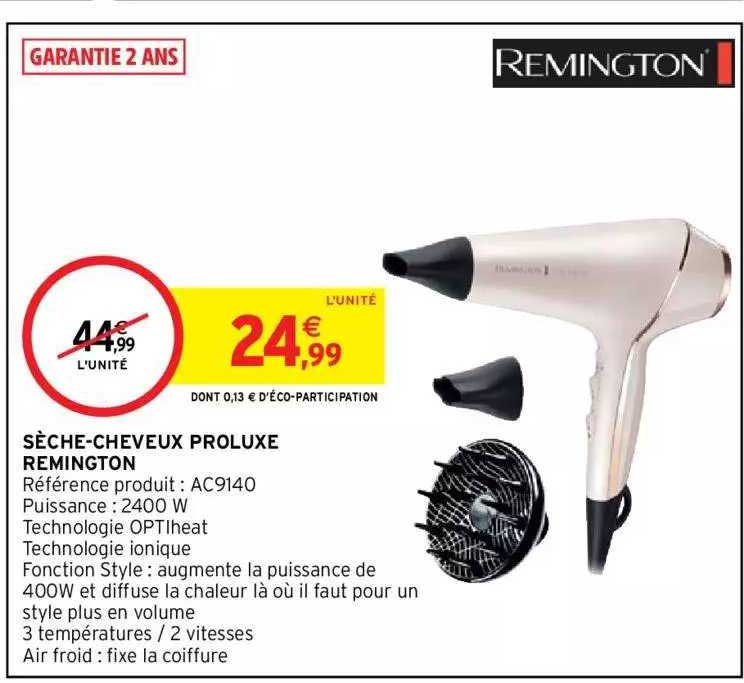 sèche-cheveux proluxe remington